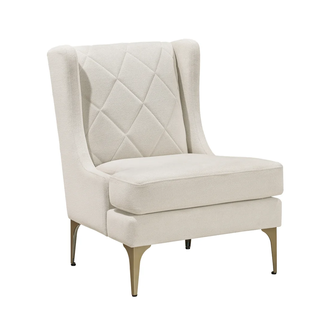 Savoy Accent Chair, Taupe, view 1