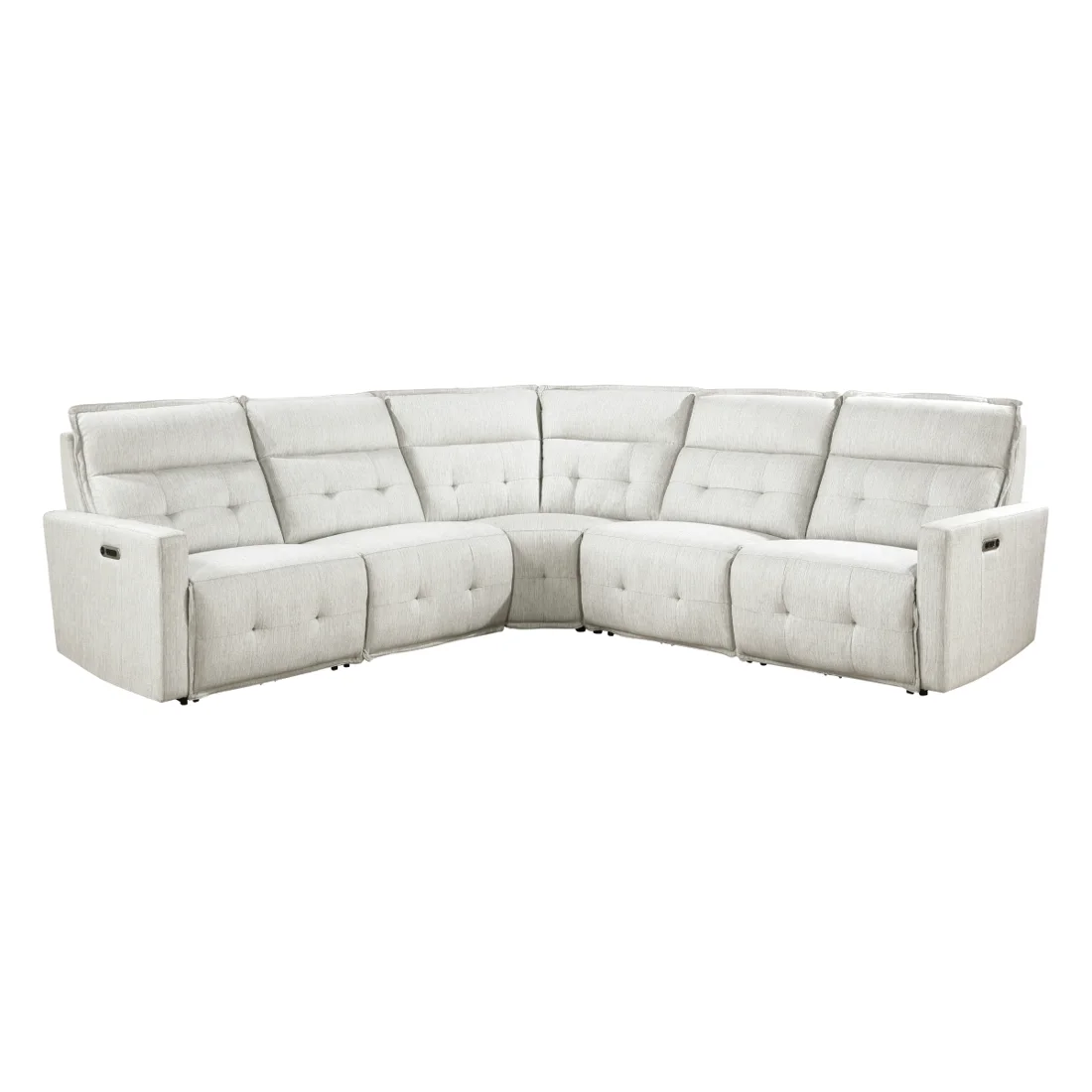 Salida 5-Piece Modular Sectional, White
