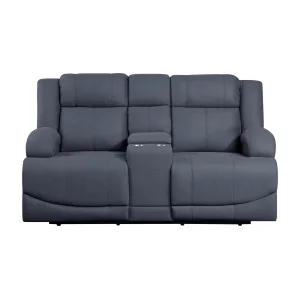 Camryn II Reclining Loveseat, Blue