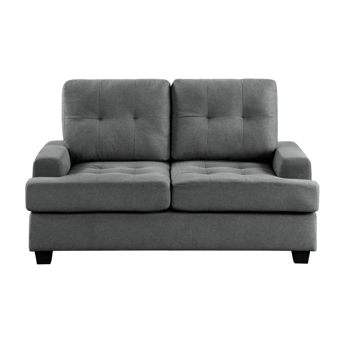 Dunstan Loveseat, Dark gray